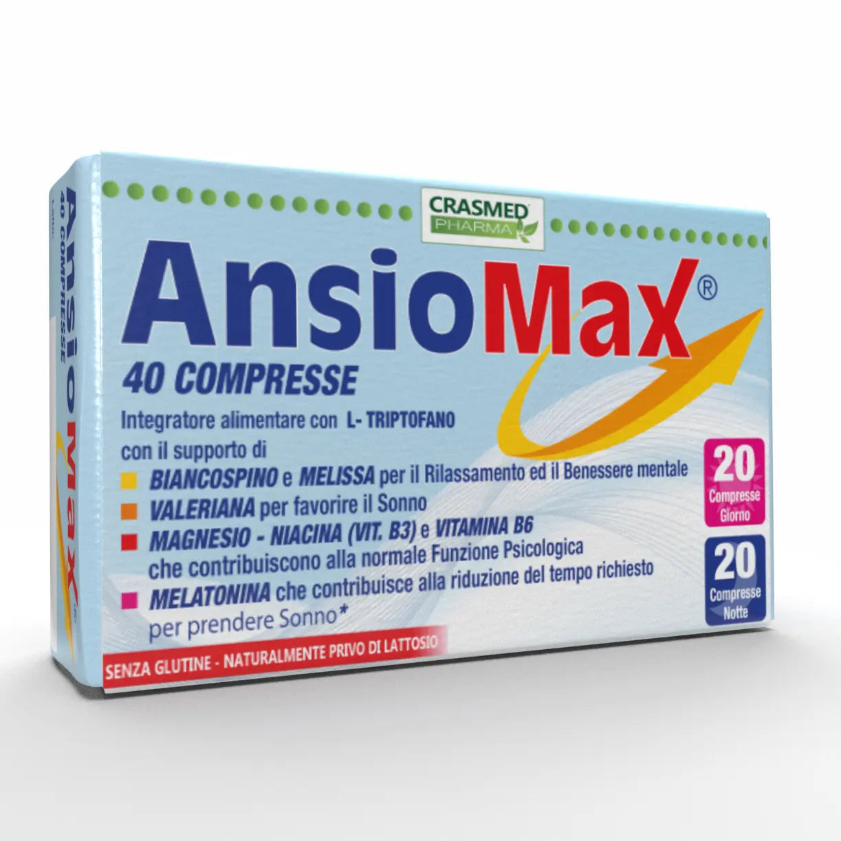 Ansiomax - Integratore Naturale in compresse contro Stress ed Ansia