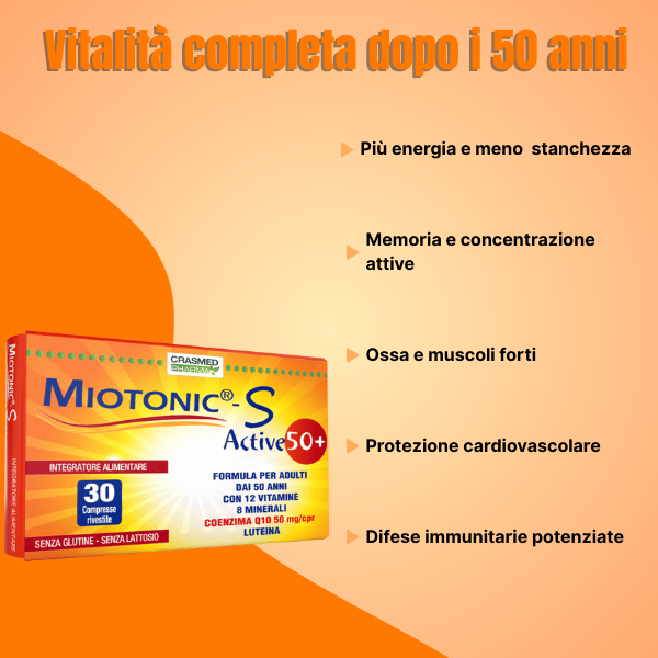 MIOTONIC®-S ACTIVE 50+ 30 compresse